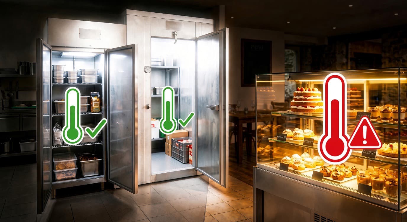 restaurant temperature check app screenshot